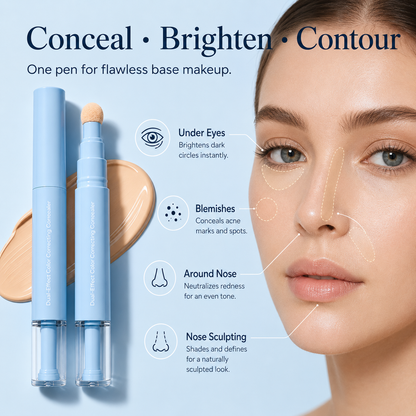 ✨24H Full Coverage Color Correcting Concealer & Matte Pressed Powder