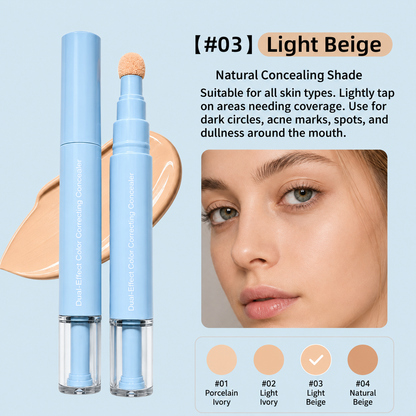 ✨24H Full Coverage Color Correcting Concealer & Matte Pressed Powder