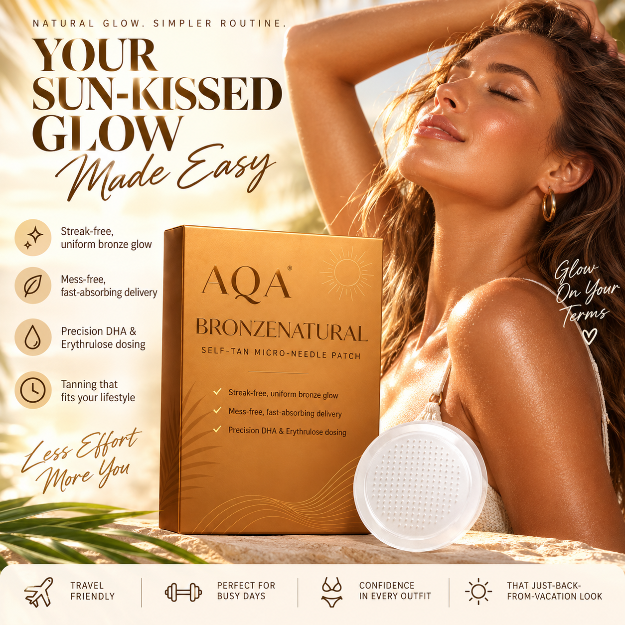 Transdermal Tanning Patch